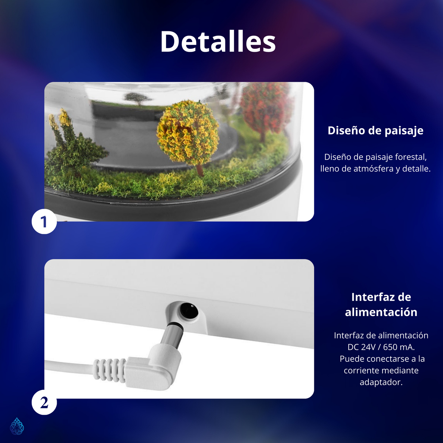 Difusor de Aromas Efecto Lluvia