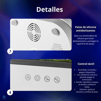 Difusor de Aromas Efecto Lluvia